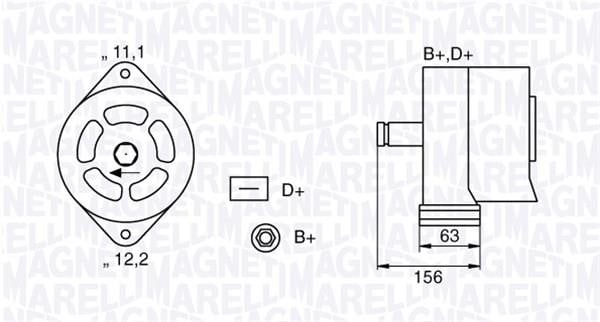 Купить Magneti marelli 063320025010 по низкой цене в Украине!