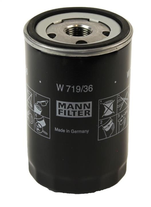 Mann-Filter W 719/36 Фільтр масляний W71936: Приваблива ціна - Купити в Україні на EXIST.UA!
