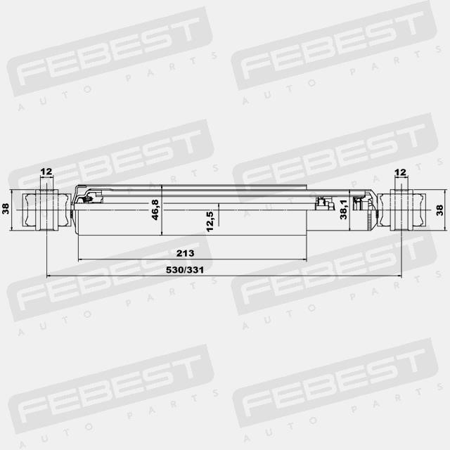 Купити Febest 07656564R за низькою ціною в Україні!