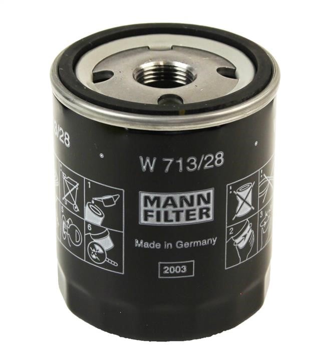 Mann-Filter W 713/28 Фільтр масляний W71328: Приваблива ціна - Купити в Україні на EXIST.UA!