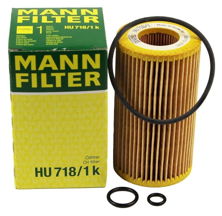 Фільтр масляний Mann-Filter HU 718&#x2F;1 K