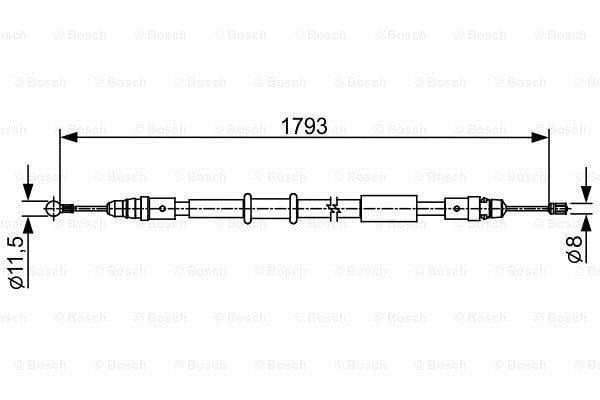 Купити Bosch 1 987 482 550 за низькою ціною в Україні!