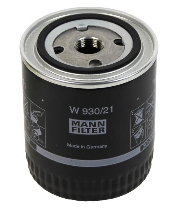 Mann-Filter W 930/21 Фільтр масляний W93021: Купити в Україні - Добра ціна на EXIST.UA!
