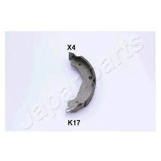 GFK17AF Japanparts Колодки тормозные стояночного тормоза