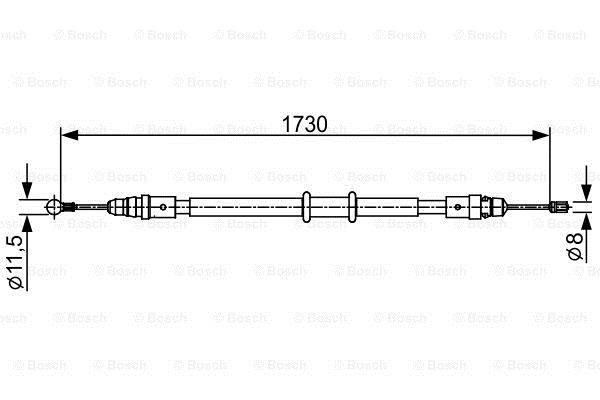 Купити Bosch 1 987 482 549 за низькою ціною в Україні!