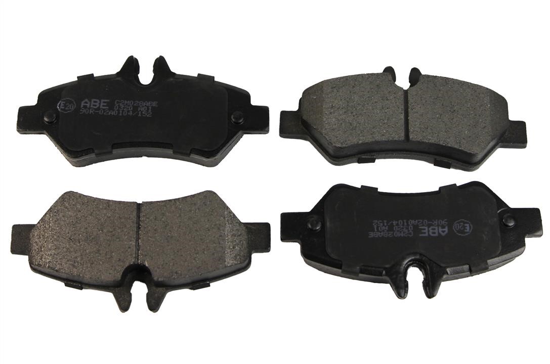 Тормозные колодки дисковые задние, комплект ABE C2M028ABE