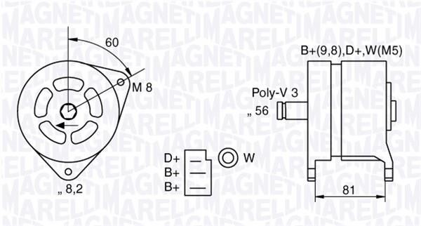 Купити Magneti marelli 063324145010 за низькою ціною в Україні!