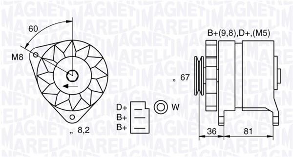Купити Magneti marelli 054022384010 за низькою ціною в Україні!