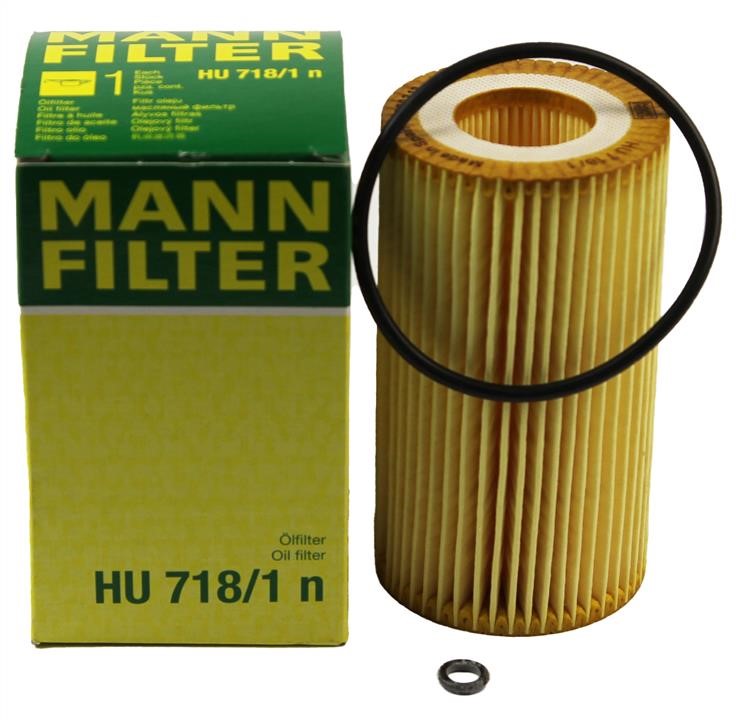 Фільтр масляний Mann-Filter HU 718&#x2F;1 N