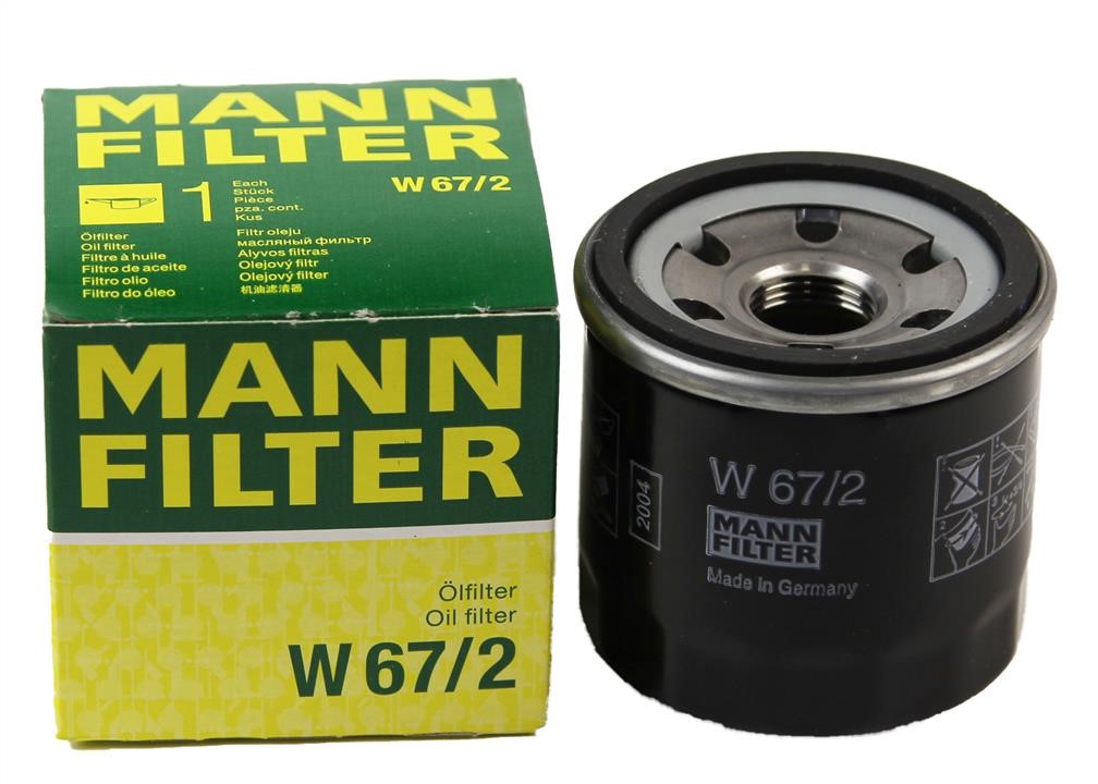 Фільтр масляний Mann-Filter W 67&#x2F;2