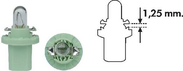 Лампочка накаливания T5 12V 2W Magneti marelli 002051400000