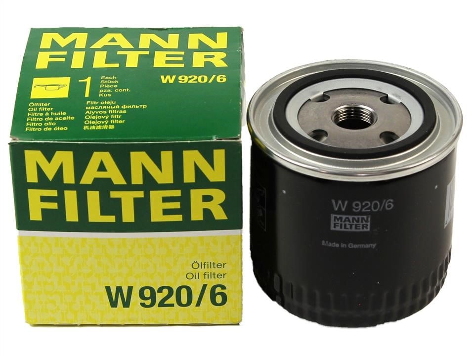 Фільтр масляний Mann-Filter W 920&#x2F;6