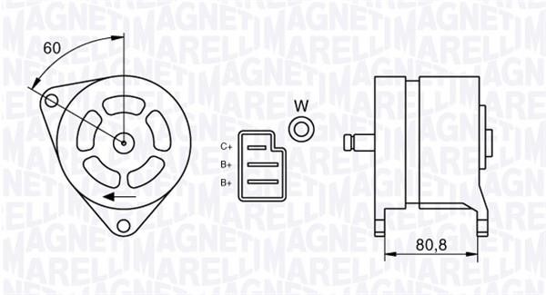 Купити Magneti marelli 063324199010 за низькою ціною в Україні!