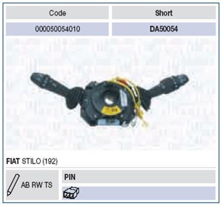 Переключатель подрулевой Magneti marelli 000050054010