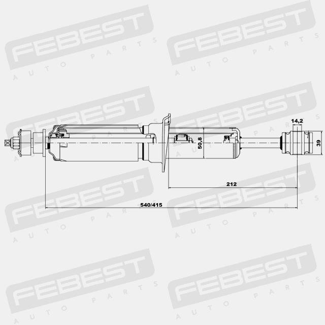 Купити Febest 01658655F за низькою ціною в Україні!