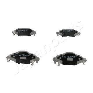 PA204AF Japanparts Тормозные колодки дисковые, комплект