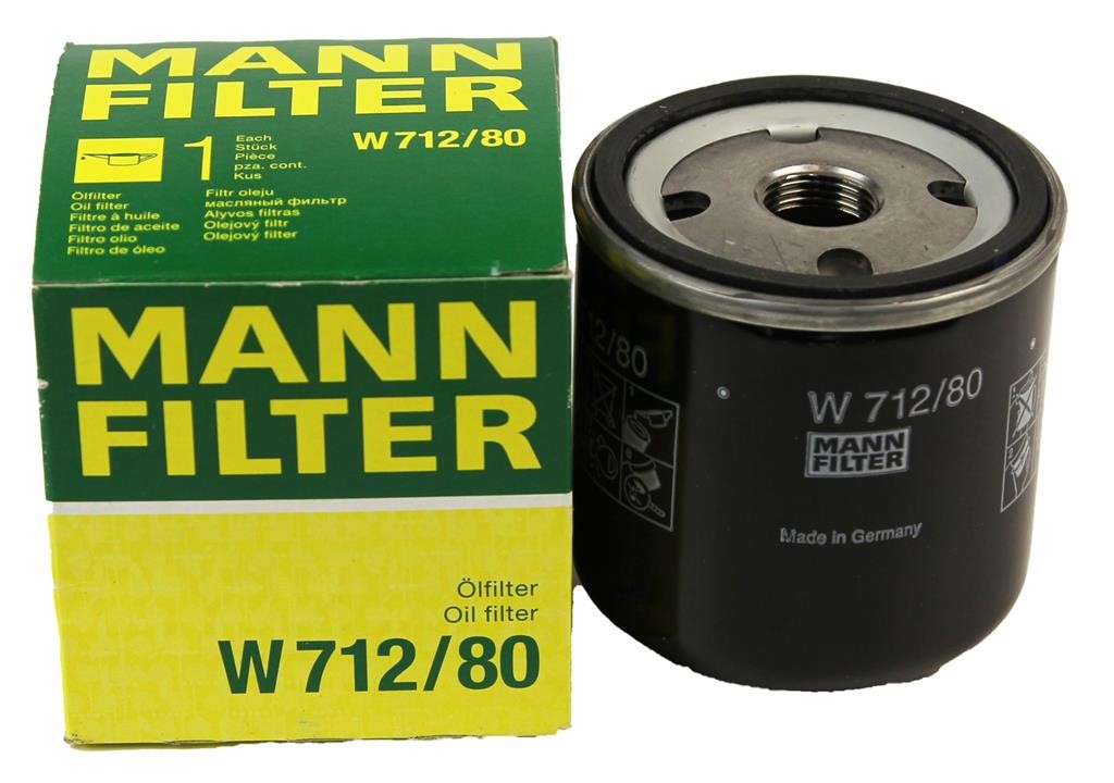 Фільтр масляний Mann-Filter W 712&#x2F;80