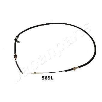 Тросик ручного тормоза Mitsubishi L200 (Митсубиси Л200): BC569L Japanparts Трос ручника, левый