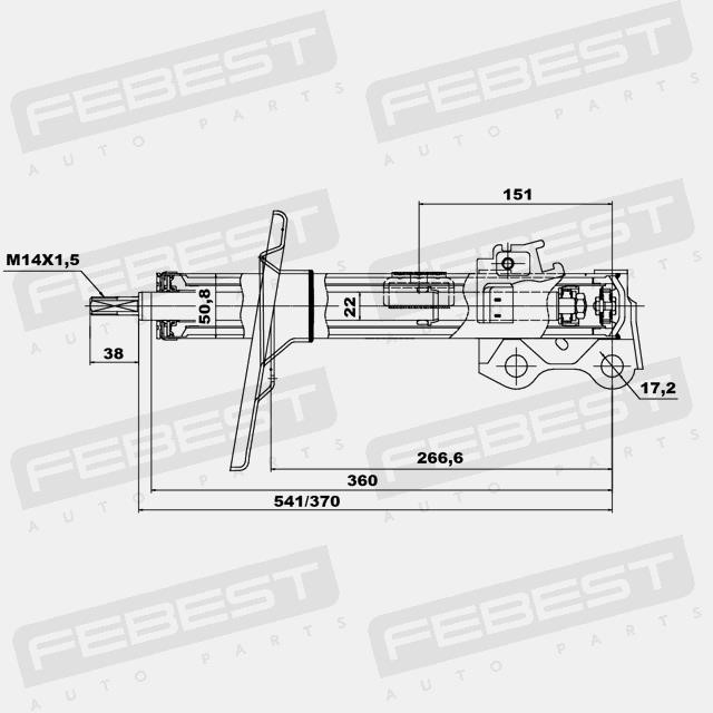 Купить Febest 01660967FL по низкой цене в Украине!