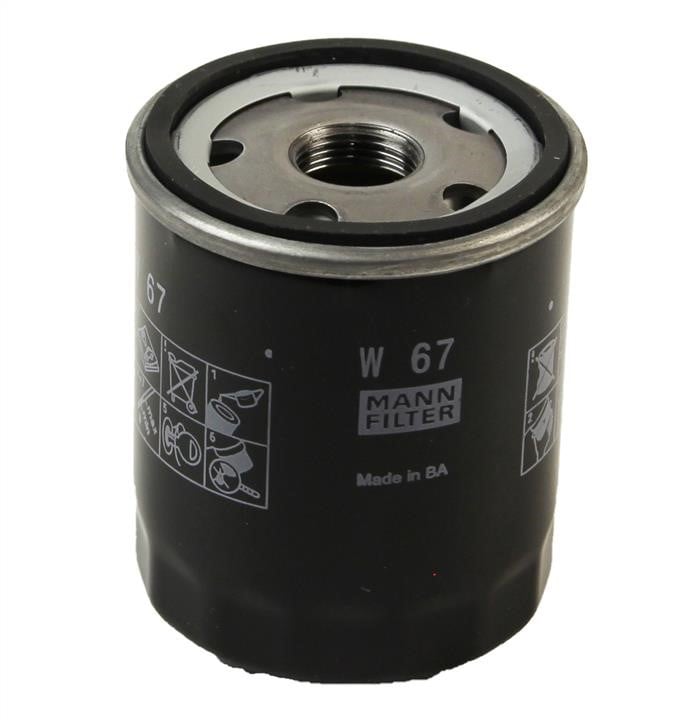 Mann-Filter W 67 Фільтр масляний W67: Приваблива ціна - Купити в Україні на EXIST.UA!