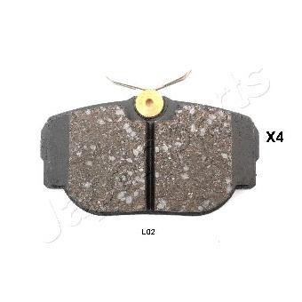 PPL02AF Japanparts Тормозные колодки дисковые, комплект