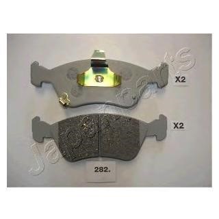 PA282AF Japanparts Тормозные колодки дисковые, комплект