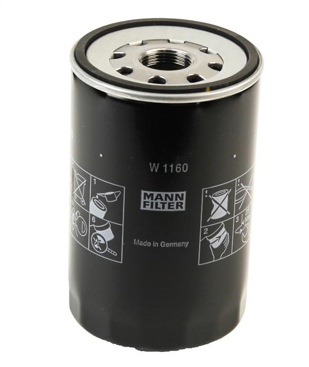 Mann-Filter W 1160 Фільтр масляний W1160: Приваблива ціна - Купити в Україні на EXIST.UA!