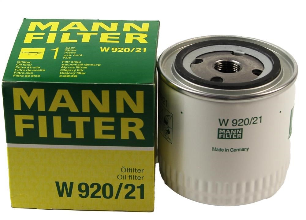 Фільтр масляний Mann-Filter W 920&#x2F;21