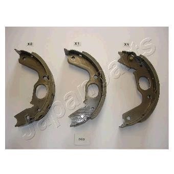 GF503AF Japanparts Колодки тормозные стояночного тормоза