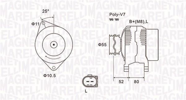 Купить Magneti marelli 063731837010 по низкой цене в Украине!