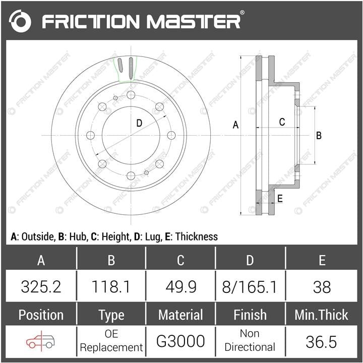 Купити Friction Master R0445 за низькою ціною в Україні!