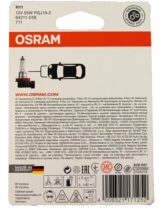 Купити Osram 64211-01B за низькою ціною в Україні!
