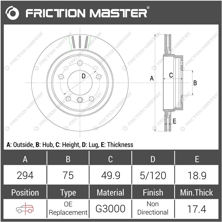 Купити Friction Master R0045 за низькою ціною в Україні!