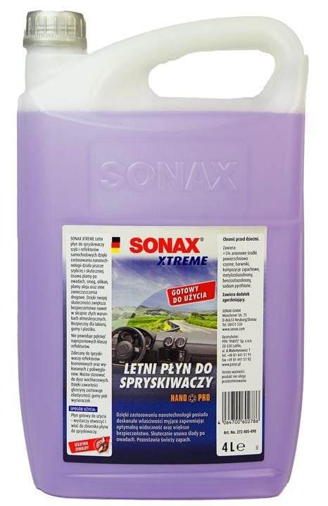 Sonax 272405 Омивач скла Sonax Xtreme Nanopro, літній, 4л 272405: Купити в Україні - Добра ціна на EXIST.UA!