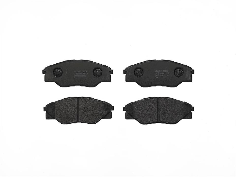P83137 Brembo Тормозные колодки дисковые, комплект