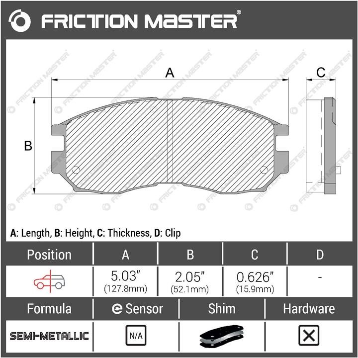 Купити Friction Master MKD484 за низькою ціною в Україні!