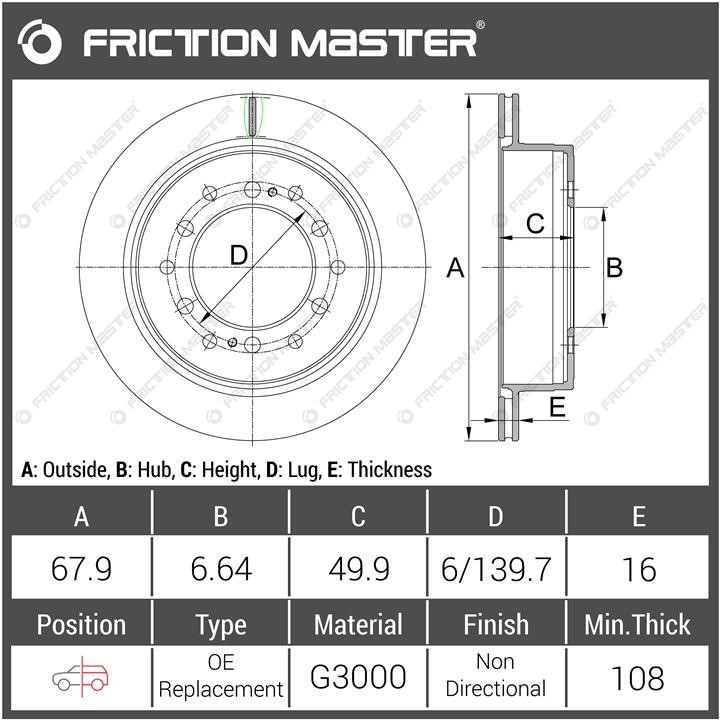 Купити Friction Master R1552 за низькою ціною в Україні!
