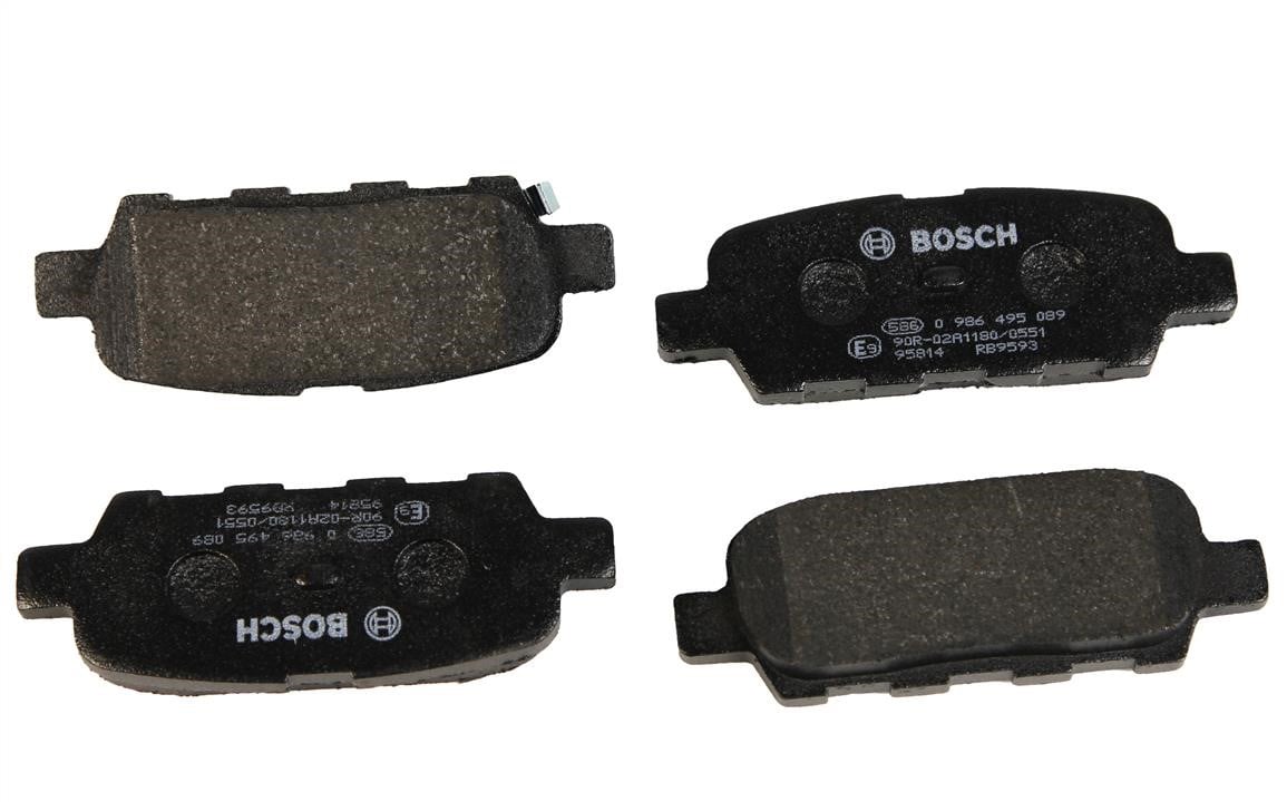 Bosch 0 986 495 089 Гальмівні колодки, комплект 0986495089: Приваблива ціна - Купити в Україні на EXIST.UA!