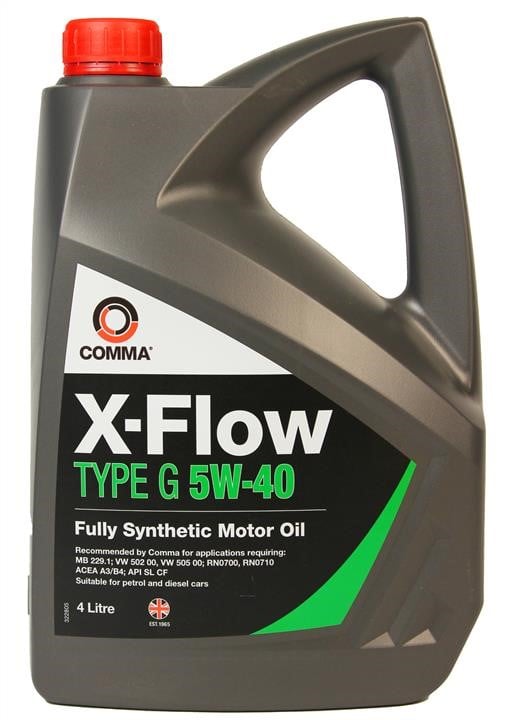 Comma XFG4L Моторна олива Comma X-Flow Type G 5W-40, 4л XFG4L: Приваблива ціна - Купити в Україні на EXIST.UA!