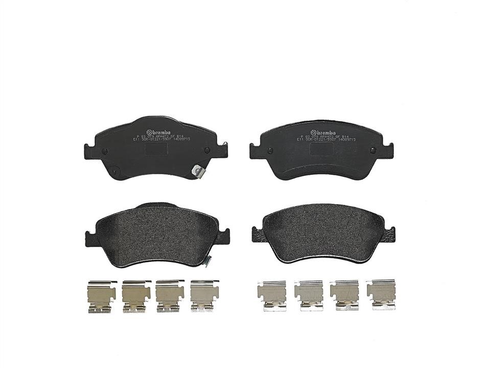P83079 Brembo Тормозные колодки дисковые, комплект