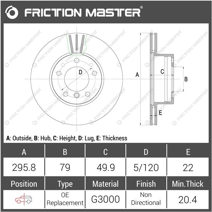 Купити Friction Master R0097 за низькою ціною в Україні!