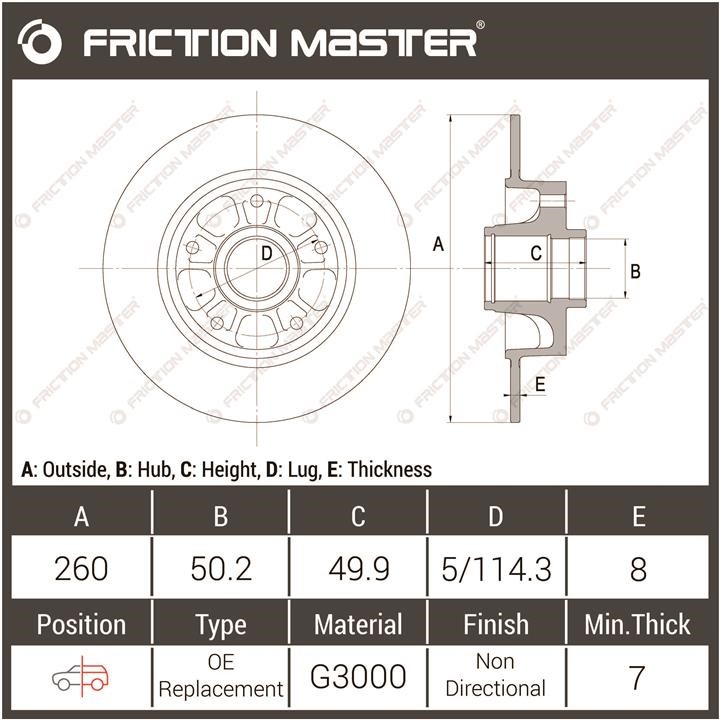 Купити Friction Master R1922 за низькою ціною в Україні!