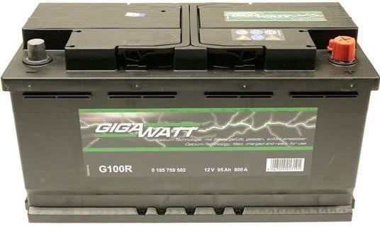 Gigawatt 0 185 759 502 Акумулятор Gigawatt 12В 95Ач 800А(EN) R+ 0185759502: Купити в Україні - Добра ціна на EXIST.UA!