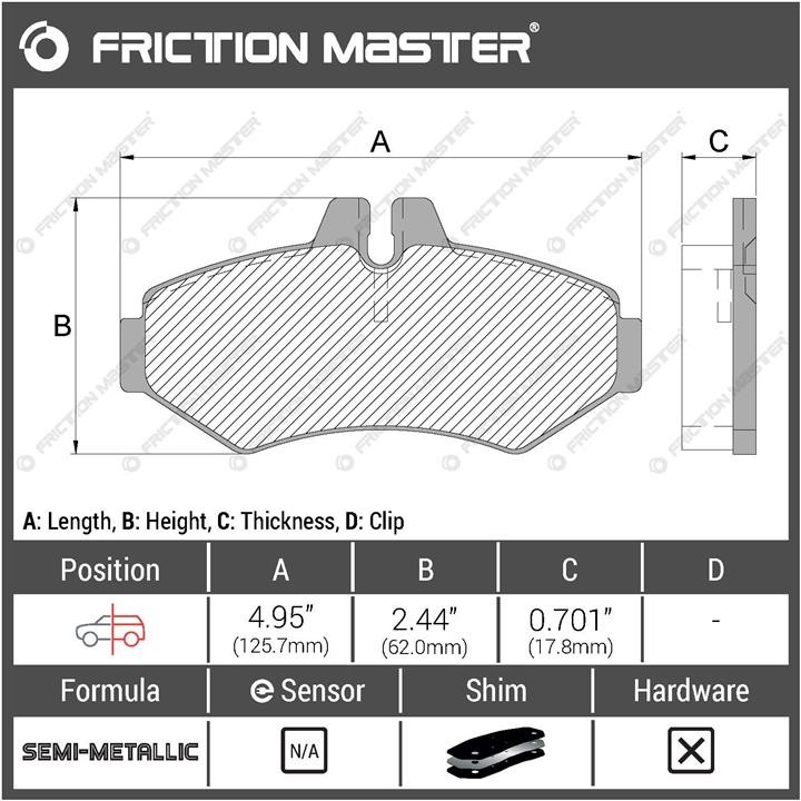 Купити Friction Master MKD928 за низькою ціною в Україні!