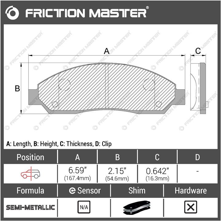 Купити Friction Master MKD1039 за низькою ціною в Україні!