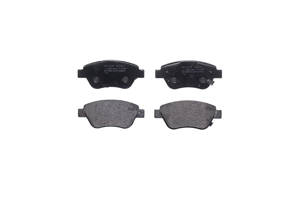P66001 Brembo Тормозные колодки дисковые, комплект