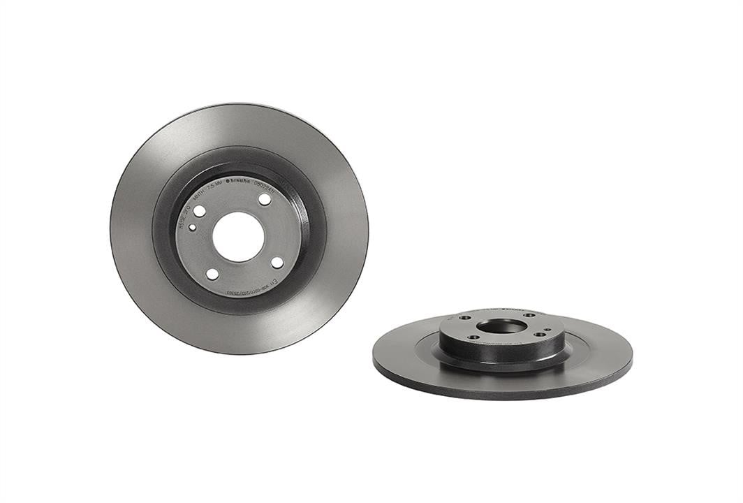 Тормозной диск невентилируемый Brembo 08.D224.11