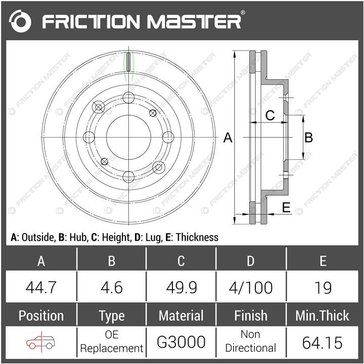 Купити Friction Master R0576 за низькою ціною в Україні!