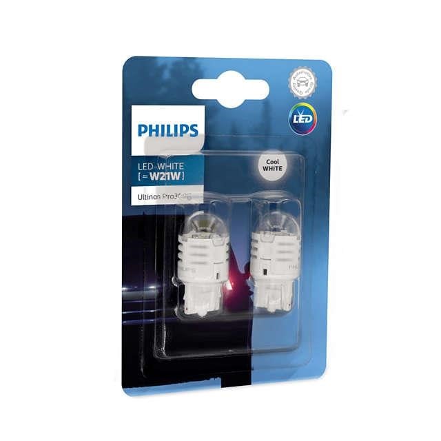 Philips 11065U30CWB2 Лампа світлодіодна Philips Ultinon Pro3000 W21W White 12V W1,75 (2 шт.) 11065U30CWB2: Приваблива ціна - Купити в Україні на EXIST.UA!