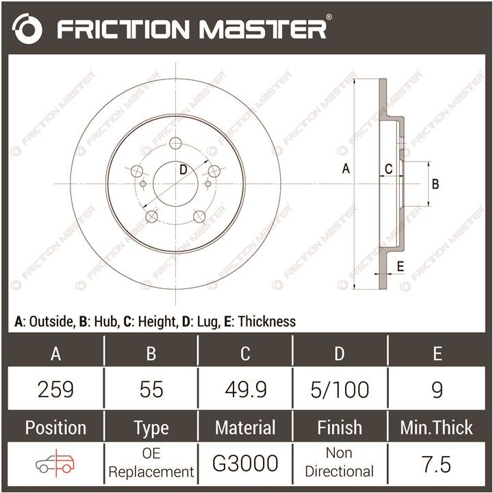 Купити Friction Master R1372 за низькою ціною в Україні!